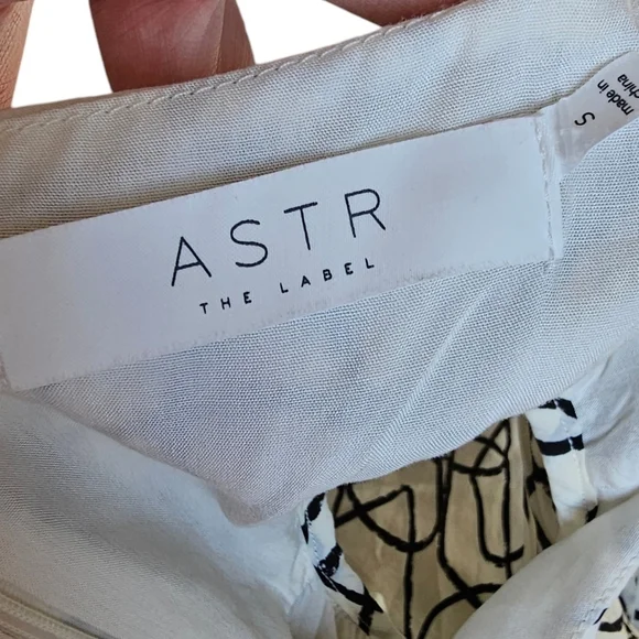 ASTR Black and White Sanger Maxi Dress Sz S - Picture 7 of 11